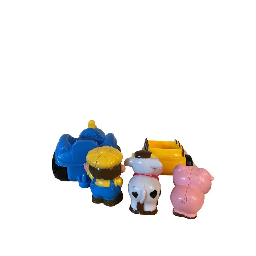 Keenway My Little Farmer Tractor Pig Cow Action Figures Playset - Picture 3 of 3
